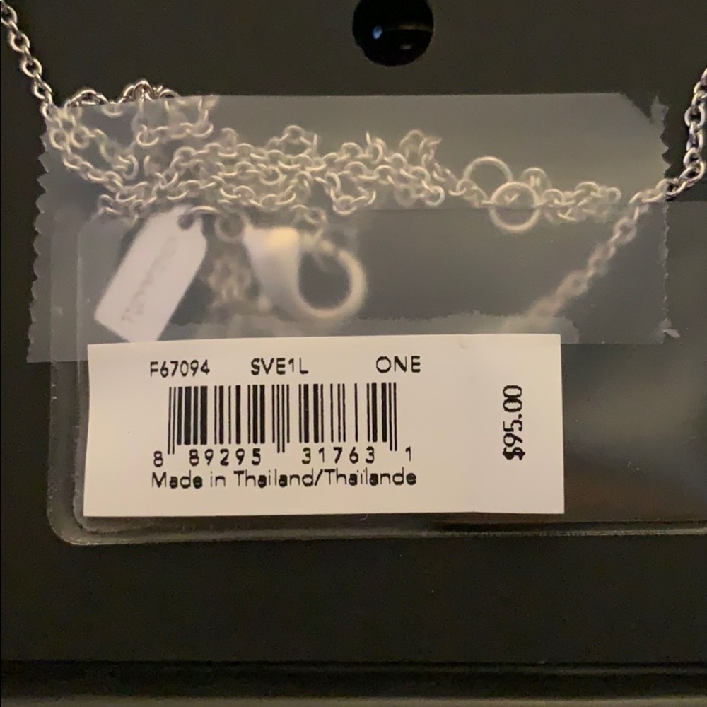 Coach Rainbow Silver Necklace. - Picture 3 of 6